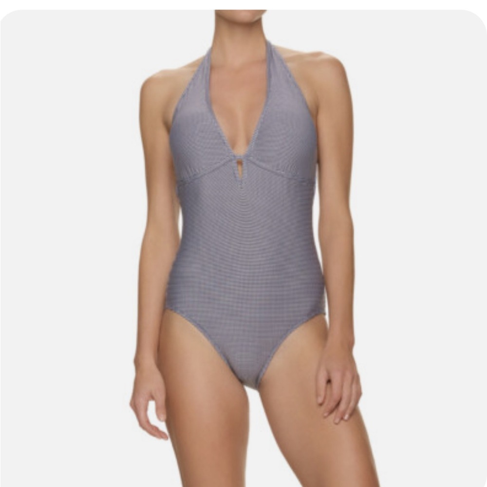 Draper James Halter One-Piece Swimsuit